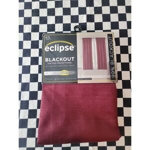 Eclipse Thermback Blackout Single Panel  42"W x84inch Rod Pocket Panel *CHECK DE